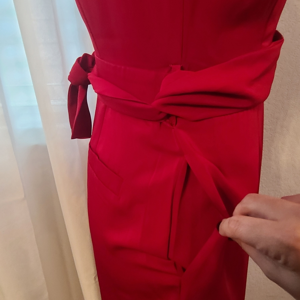 Red jumpsuit - Picture 4 of 4
